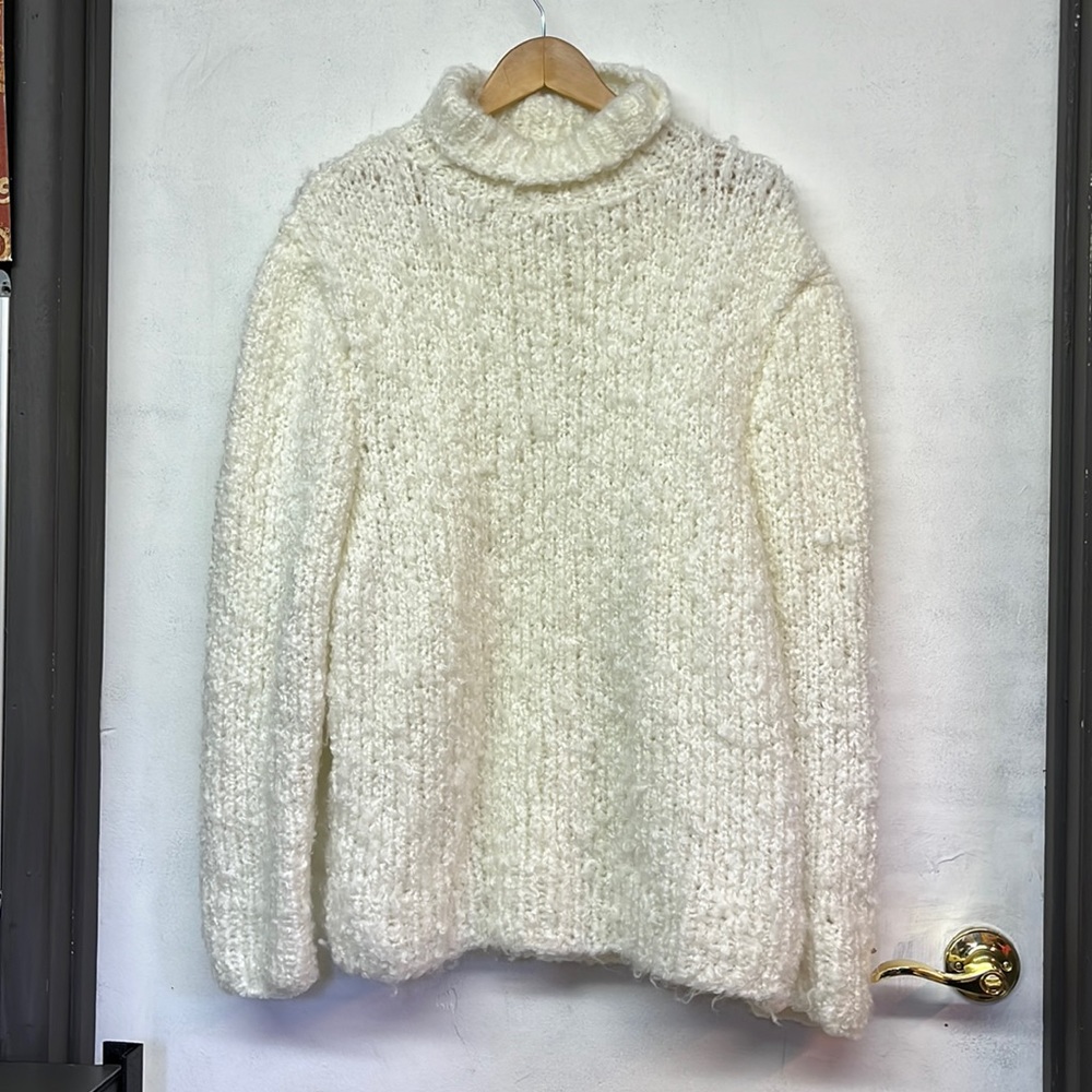 Cream color Sweater/Scarf/Hat set